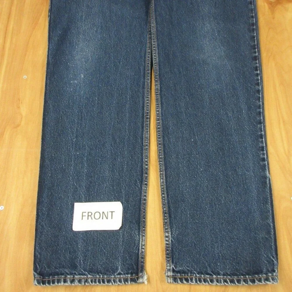 LEVI'S 550 Relaxed Fit VINTAGE Jeans Mens Sz 36x36 Slightly Baggy Y2K Blue Denim